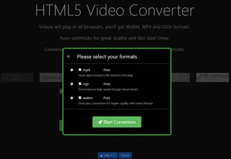 Конвертация и сжатие видео для web